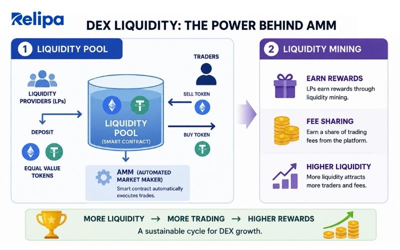 Blockchain Development Company-Liquidity Pool and Liquidity Mining