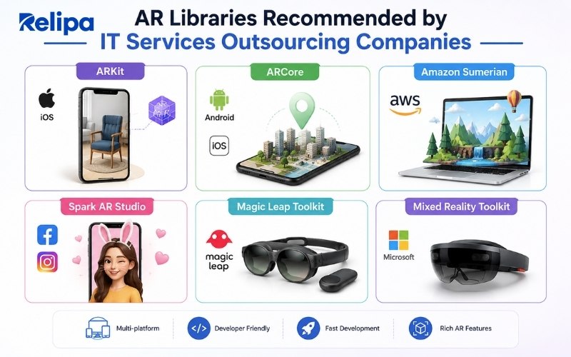 Relipa Global AR libraries recommended by IT Services Outsourcing Companies