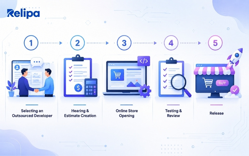 Procedure for Creating an EC Site Using Outsourced Development-Best Web Development Company​ (1)