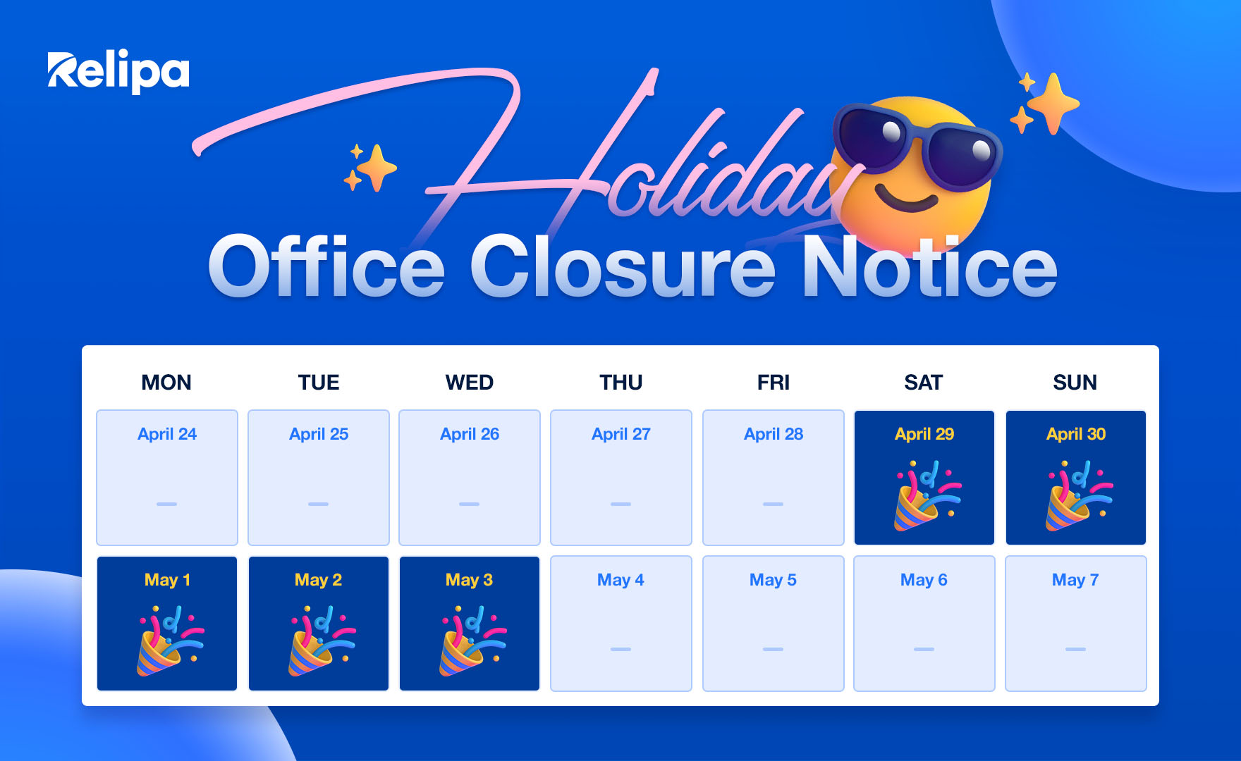 Holiday Office Closure Notice – Vietnam Independence Day & International Labor Day