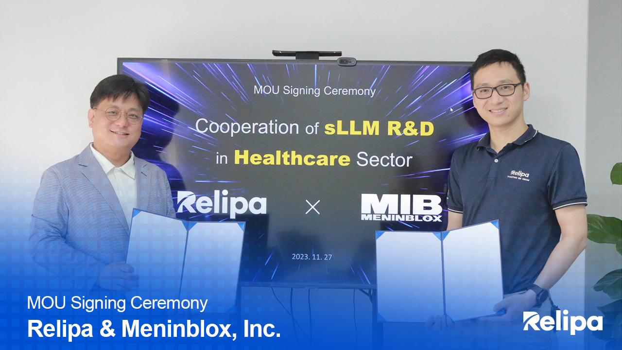 MOU Signing Ceremony – Relipa & Meninblox, Inc.