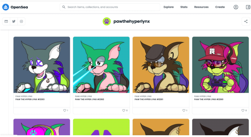 NFT Item Sales Support