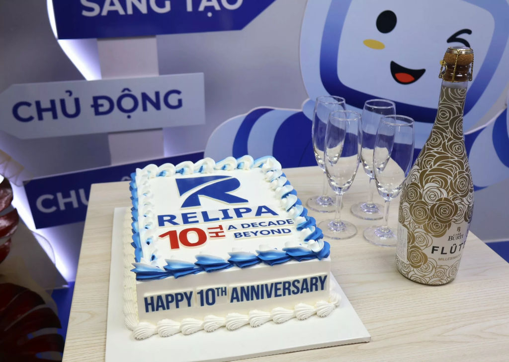 Relipa’s 10th birthday cake, highlighting a journey to remember