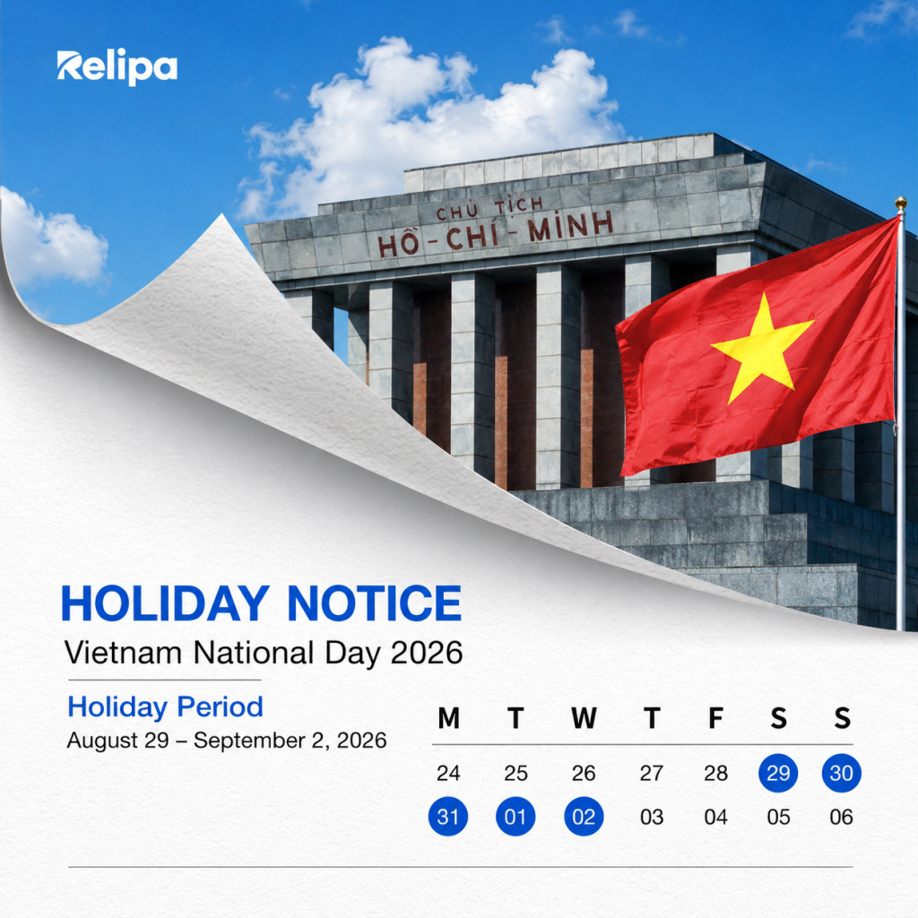 relipa announces Vietnam National Day Holiday