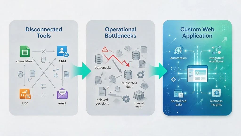 custome web application development services are needed when operational costs keep rising