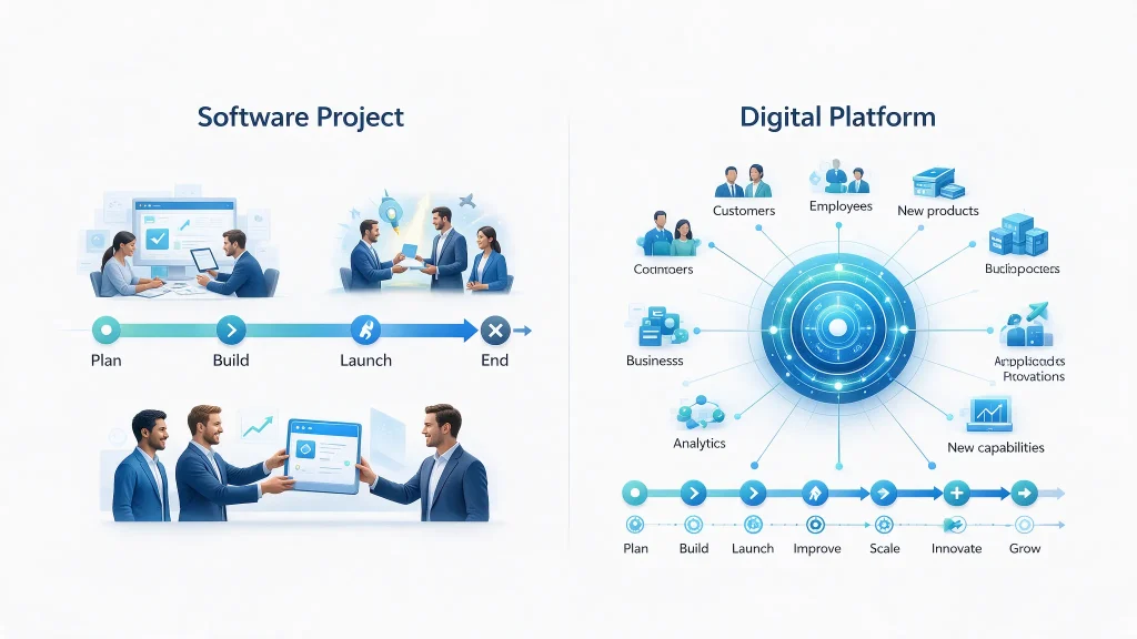 how a custom web app development firm helps enterprises build long-term competitive advantage.